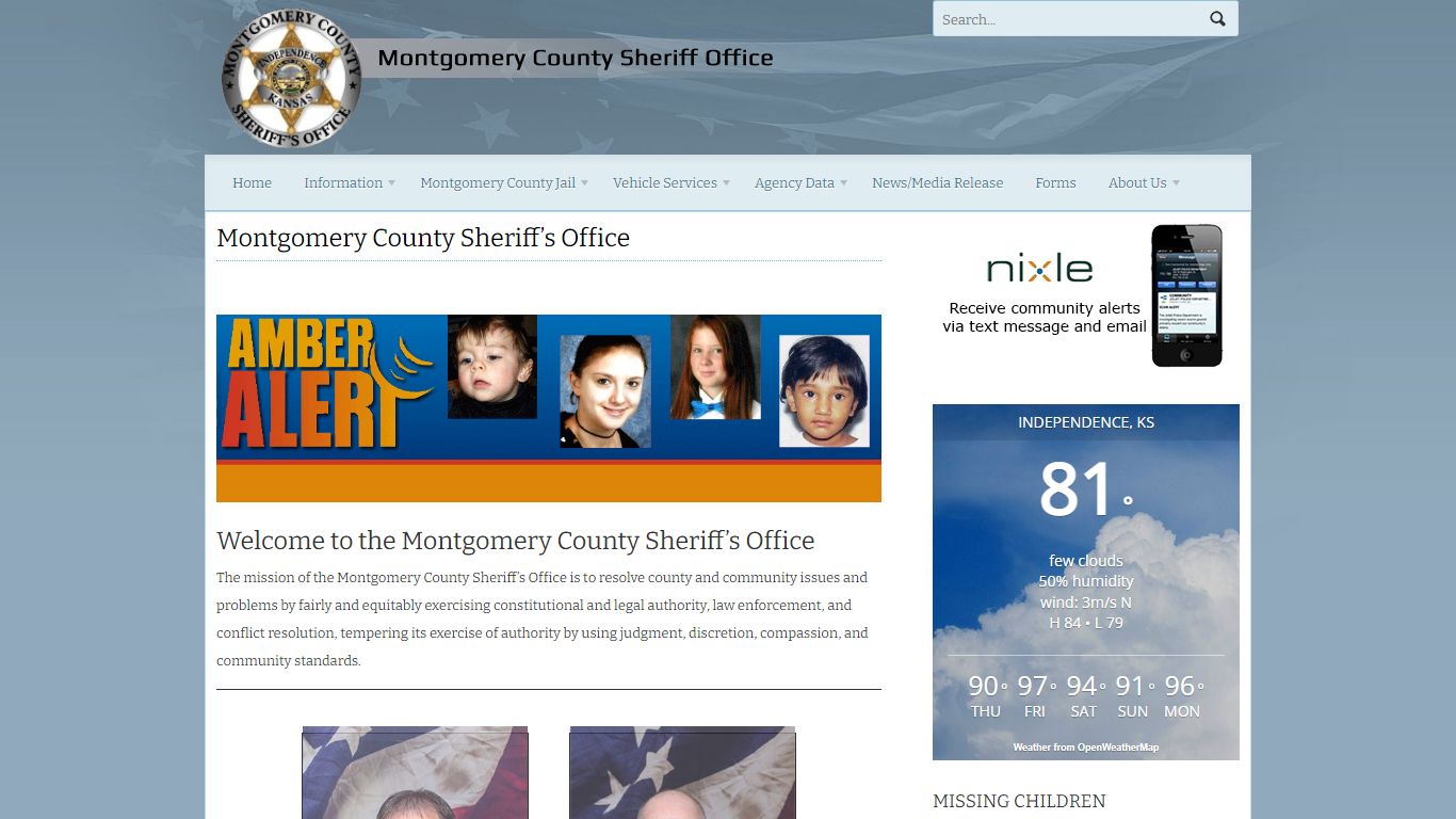 Montgomery County Sheriff's Office Website